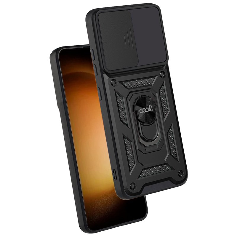 Capa COOL para Samsung S911 Galaxy S23 Hard Ring Preto