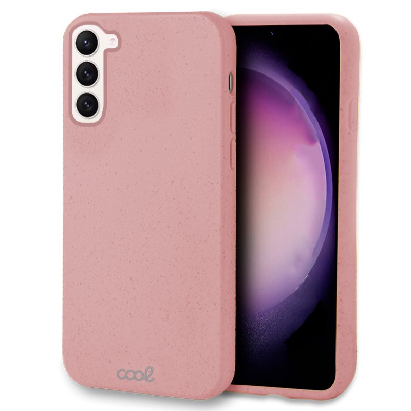 Capa COOL para Samsung S916 Galaxy S23 Plus Eco Biodegradável Rosa