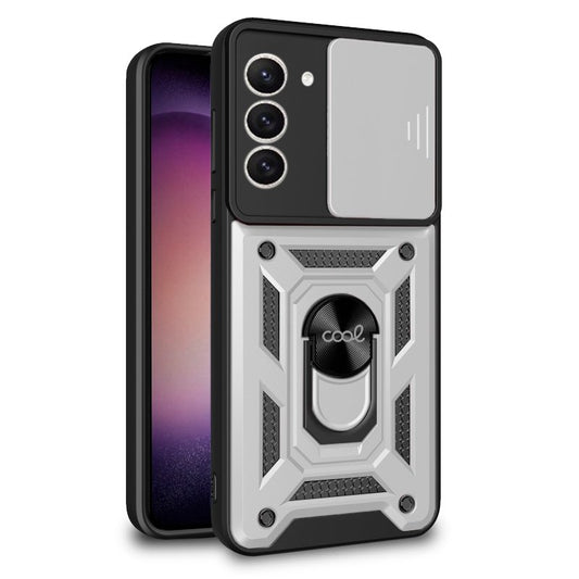 Capa COOL para Samsung S916 Galaxy S23 Plus Hard Ring Prata