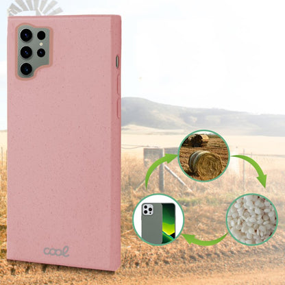 Capa COOL para Samsung S918 Galaxy S23 Ultra Eco Biodegradável Rosa