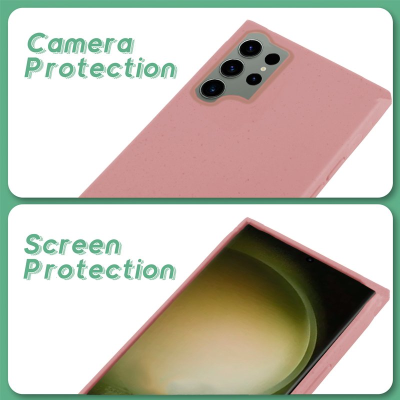Capa COOL para Samsung S918 Galaxy S23 Ultra Eco Biodegradável Rosa