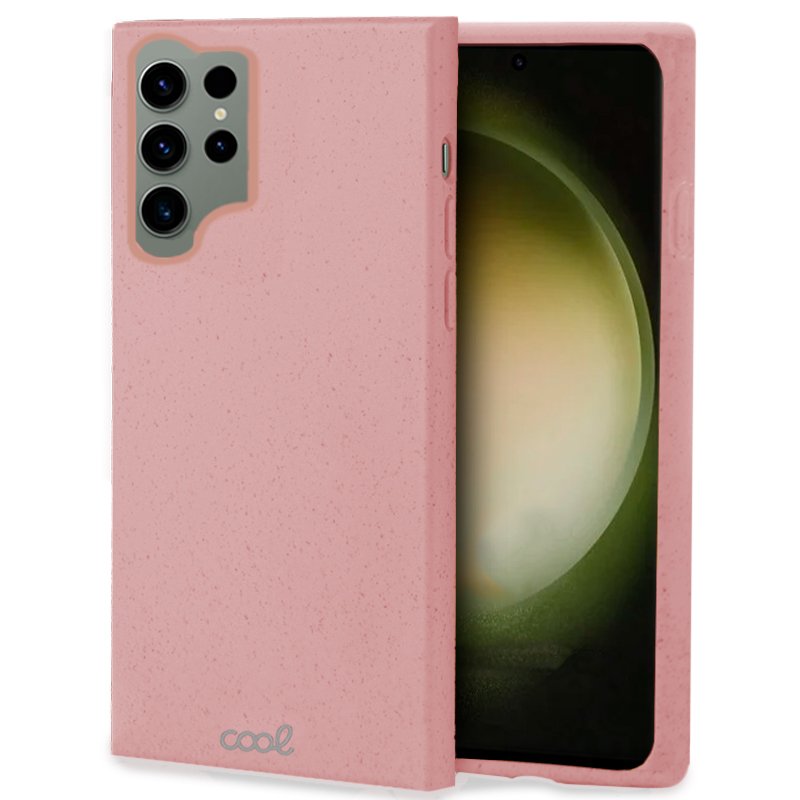 Capa COOL para Samsung S918 Galaxy S23 Ultra Eco Biodegradável Rosa