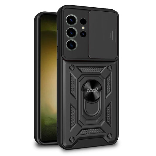 Capa COOL para Samsung S918 Galaxy S23 Ultra Hard Ring Preto