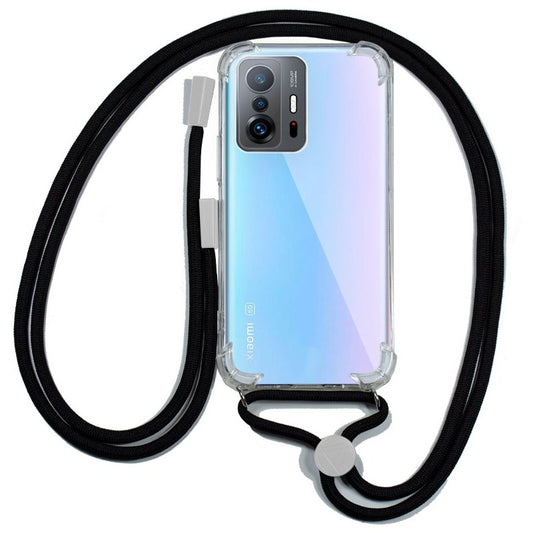 Capa COOL para Xiaomi 11T / 11T Pro Cordão Preto