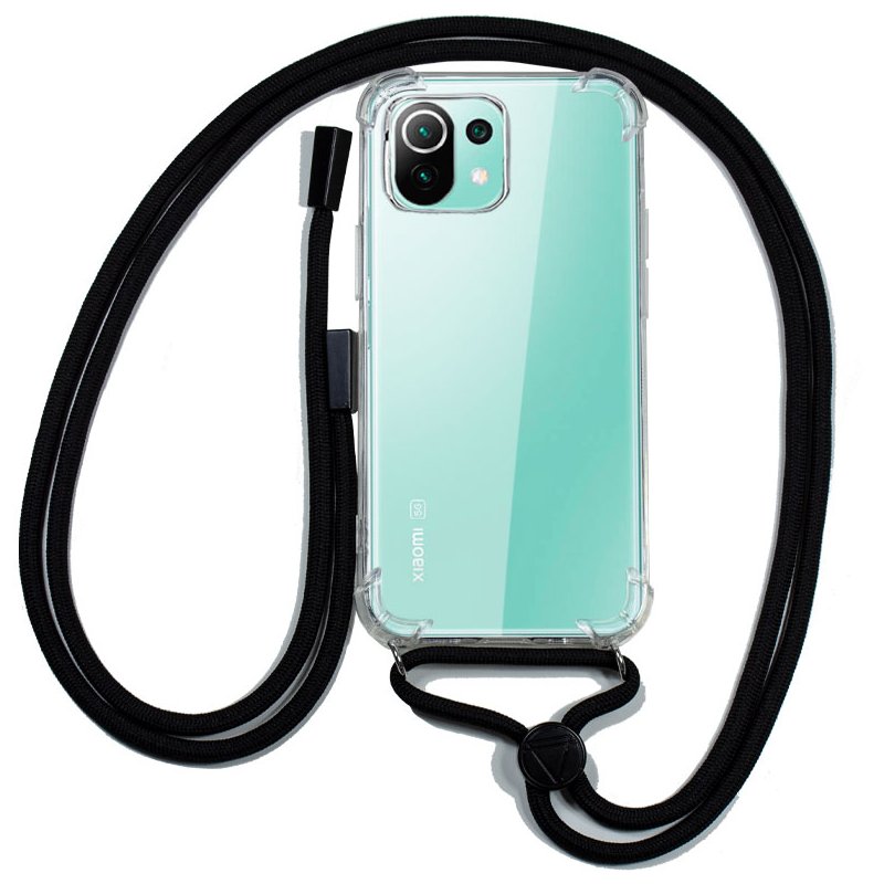 Capa COOL para Xiaomi Mi 11 Lite / Mi 11 Lite 5G Cordão Preto
