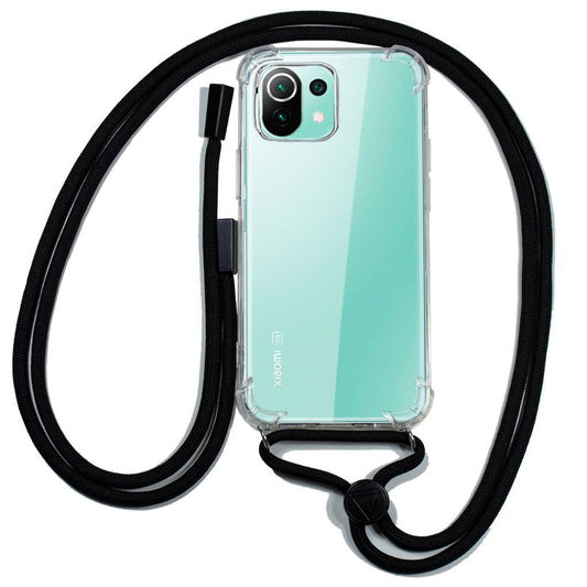 Capa COOL para Xiaomi Mi 11 Lite / Mi 11 Lite 5G Cordão Preto