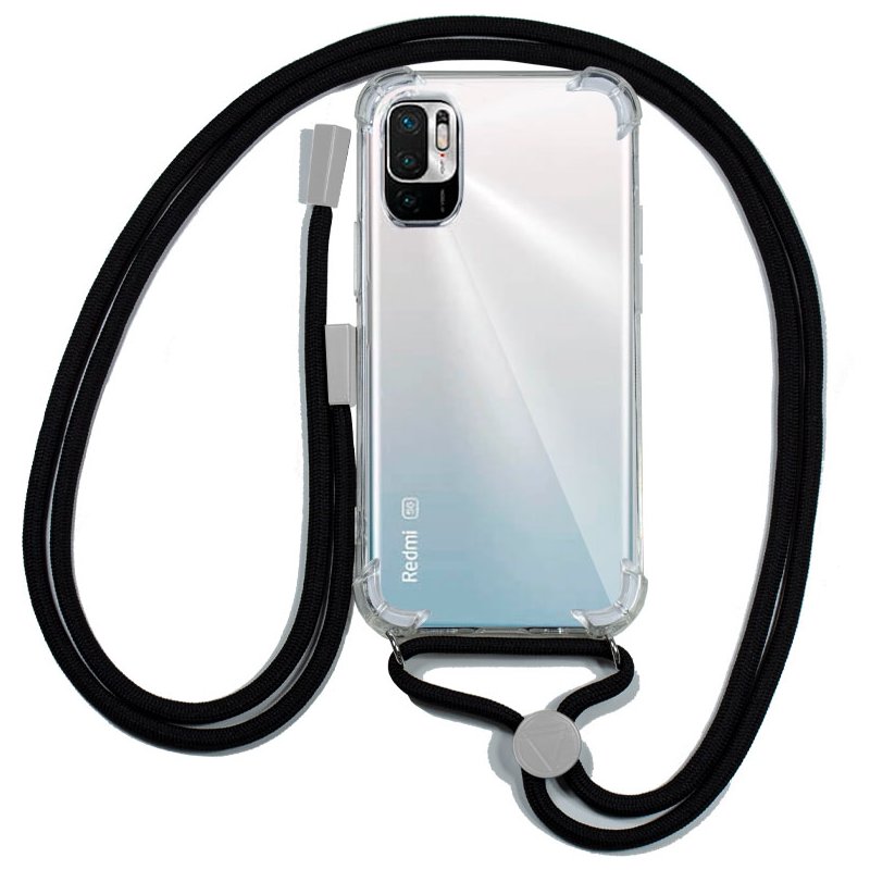 Capa COOL para Xiaomi Redmi 10 5G Cordão Preto