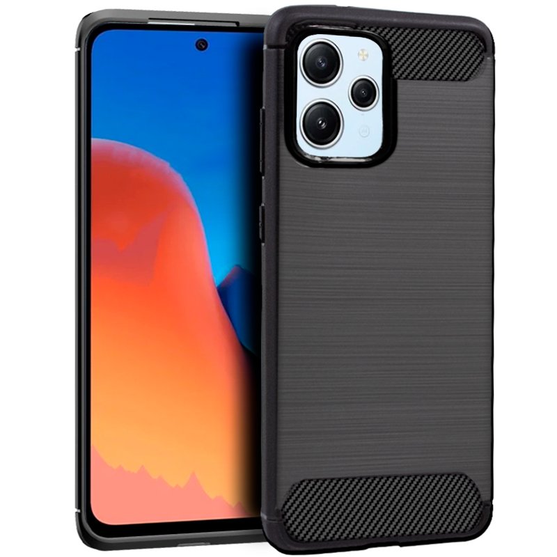 Capa COOL para Xiaomi Redmi 12 / Redmi 12 5G Carbono Preto
