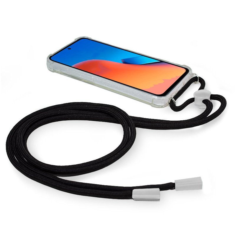 Capa COOL para Xiaomi Redmi 12 / Redmi 12 5G Cordão Preto