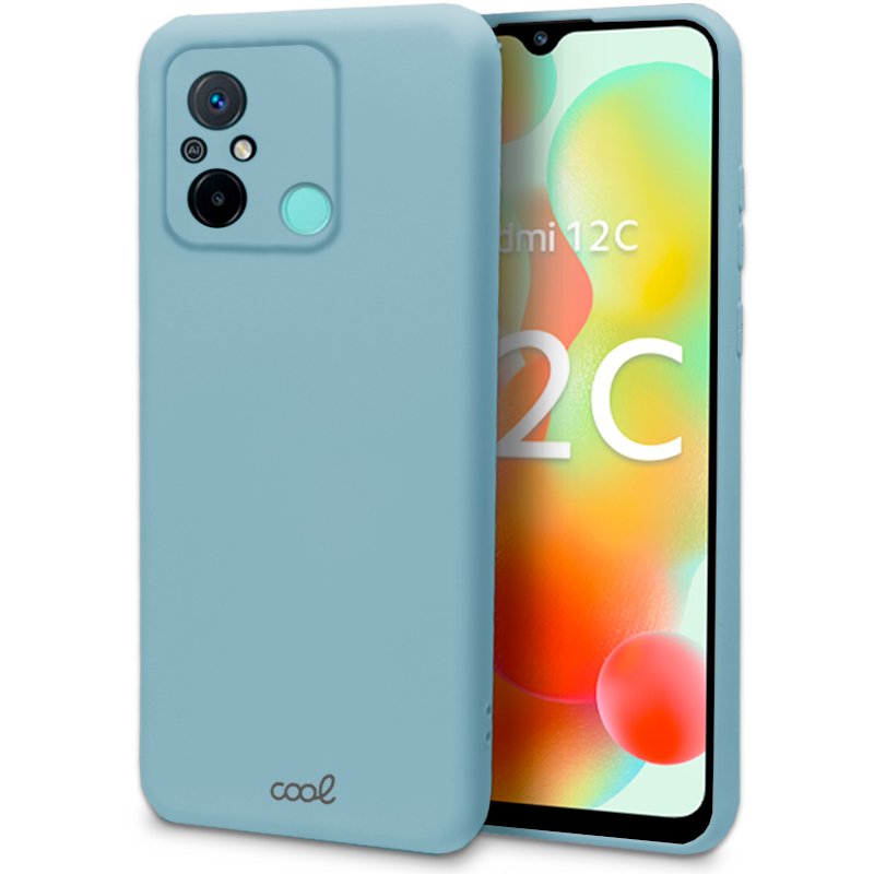 Capa COOL para Xiaomi Redmi 12C Azul Céu