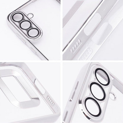 Capa COOL para Xiaomi Redmi 13C / 13C 5G / Poco C65 Borde Metálico (Prata)