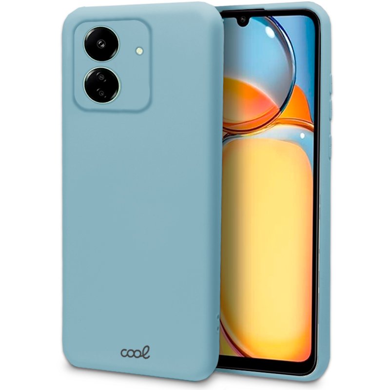 Capa COOL para Xiaomi Redmi 13C / Poco C65 Azul Céu