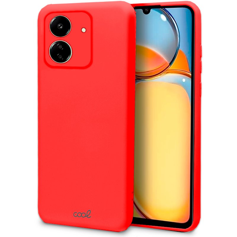 Capa COOL para Xiaomi Redmi 13C / Poco C65 Vermelho
