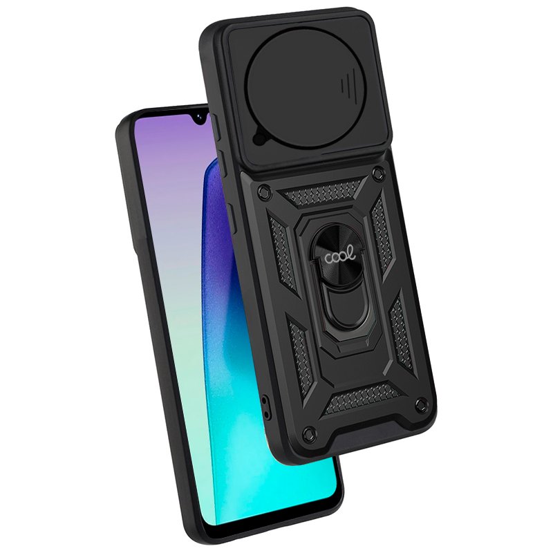 Capa COOL para Xiaomi Redmi 14C / Poco C75 Hard Ring Preto