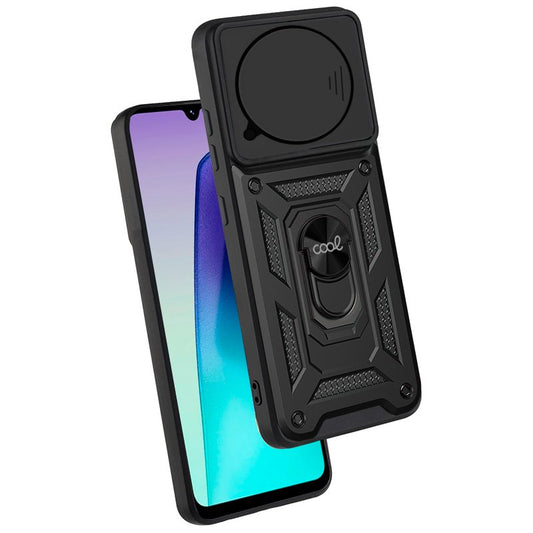 Capa COOL para Xiaomi Redmi 14C / Poco C75 Hard Ring Preto