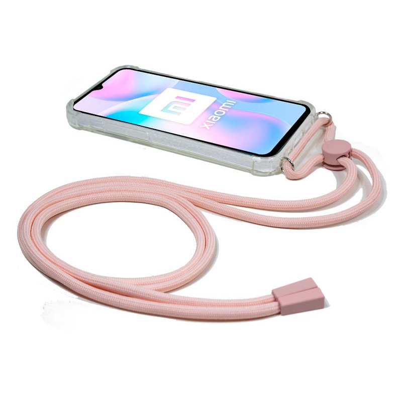 Capa COOL para Xiaomi Redmi 9A / 9AT Cordão Rosa