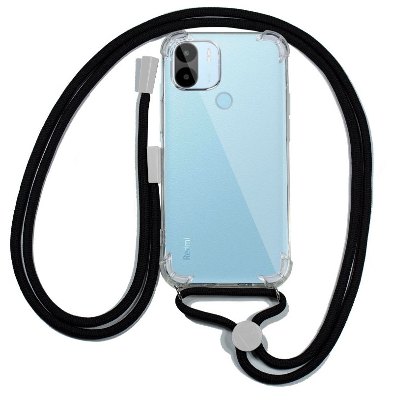 Capa COOL para Xiaomi Redmi A1 Plus / A2 Plus Cordão Preto