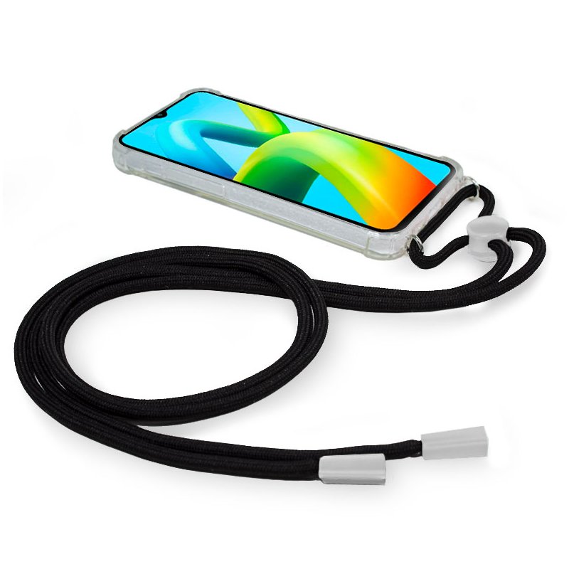 Capa COOL para Xiaomi Redmi A1 Plus / A2 Plus Cordão Preto
