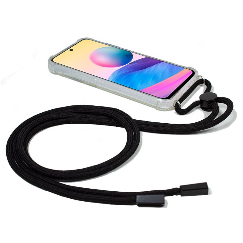 Capa COOL para Xiaomi Redmi Note 10 5G / Pocophone M3 Pro 5G Cordão Preto