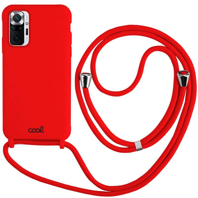 Capa COOL para Xiaomi Redmi Note 10 / Note 10s Cordão Vermelho