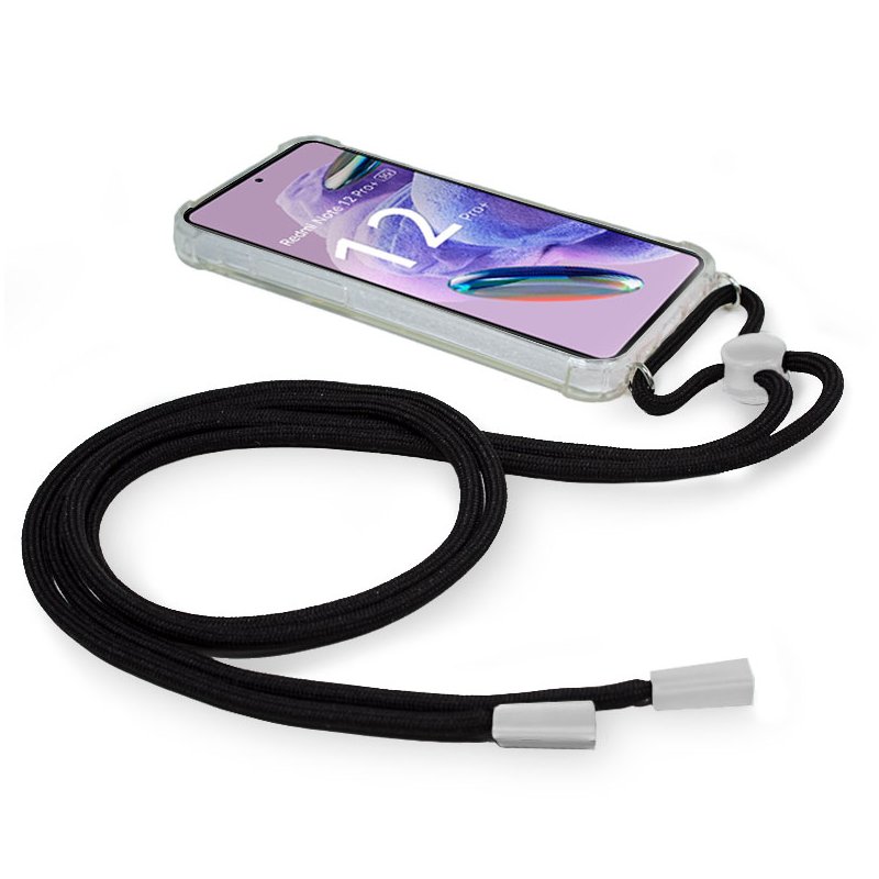 Capa COOL para Xiaomi Redmi Note 12 Pro Plus 5G Cordão Preto
