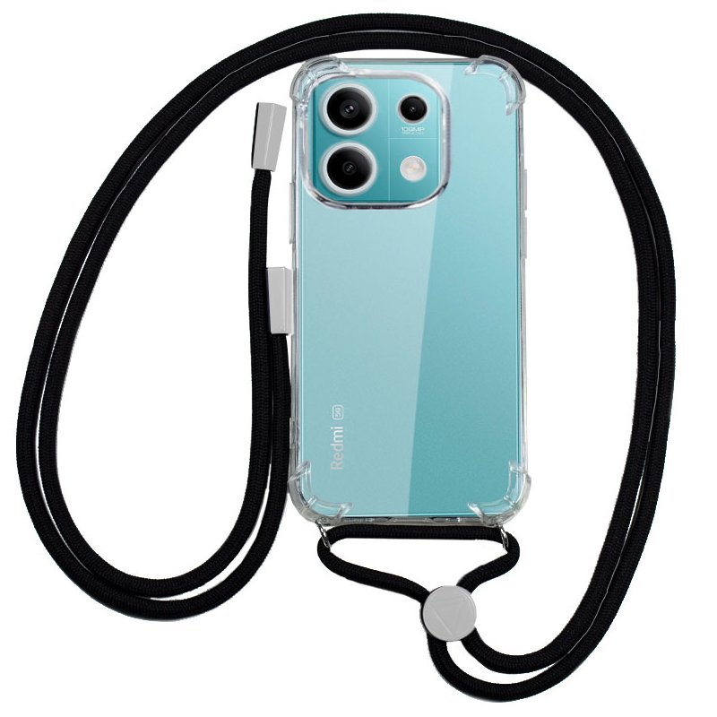Capa COOL para Xiaomi Redmi Note 13 5G Cordão Preto