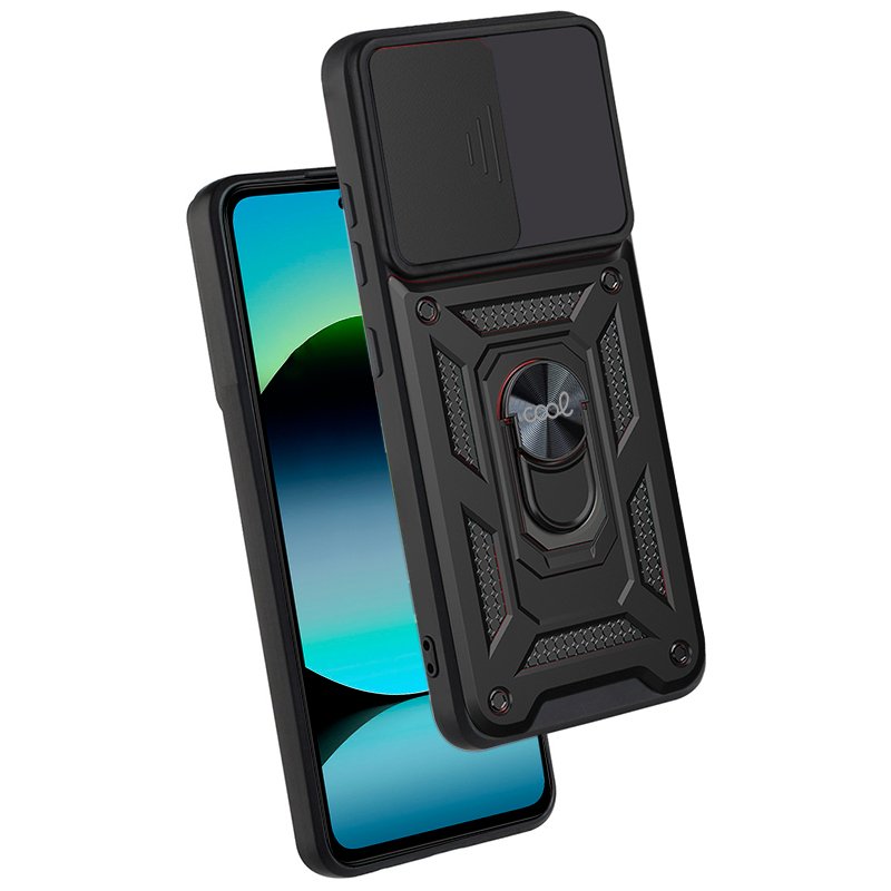 Capa COOL para Xiaomi Redmi Note 14 Hard Ring Preto