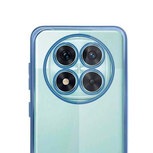 Capa COOL para Xiaomi Redmi Note 14 Pro 5G / Note 14 Pro Plus 5G / Poco X7 Borde Metálico (Azul)