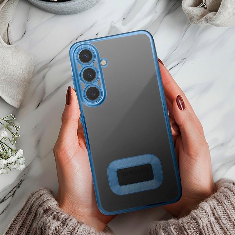 Capa COOL para Xiaomi Redmi Note 14 Pro 5G / Note 14 Pro Plus 5G / Poco X7 Borde Metálico (Azul)