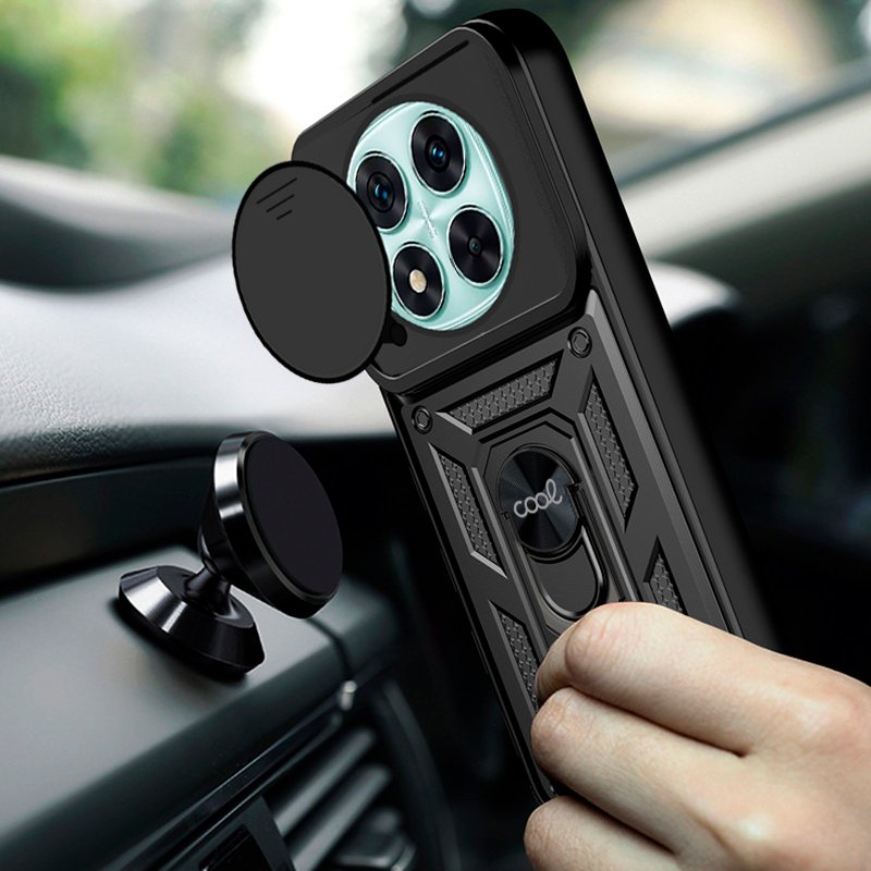 Capa COOL para Xiaomi Redmi Note 14 Pro 5G / Note 14 Pro Plus 5G / Poco X7 Hard Ring Preto