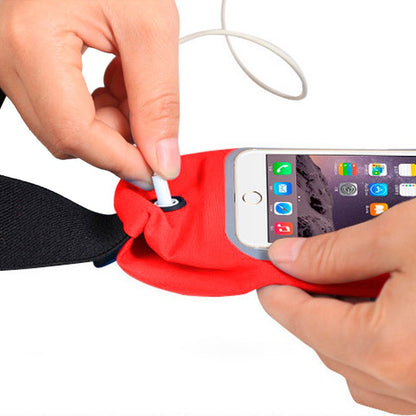 Capa de Neoprene Universal COOL Pochete (5,5 - 6,7 pol.) Vermelho