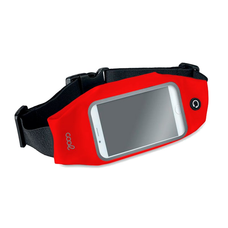 Capa de Neoprene Universal COOL Pochete (5,5 - 6,7 pol.) Vermelho