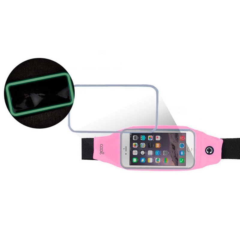 Capa de Neoprene Universal COOL Pochete (5,5 - 6,7 polegadas) Rosa
