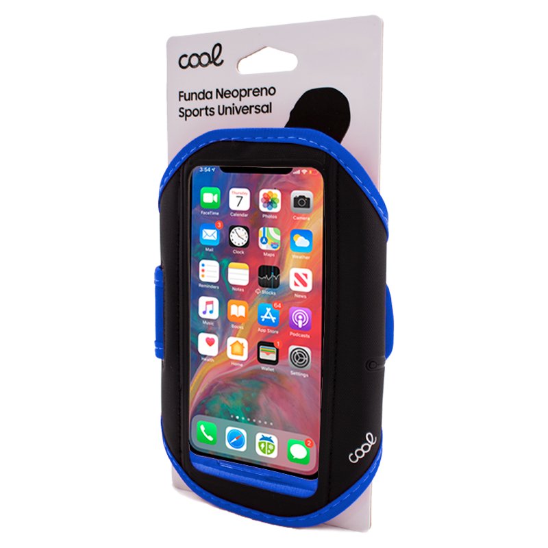 Capa de Neoprene Universal COOL Sports (5,5 - 6 pol) Azul