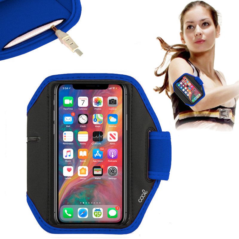 Capa de Neoprene Universal COOL Sports (5,5 - 6 pol) Azul