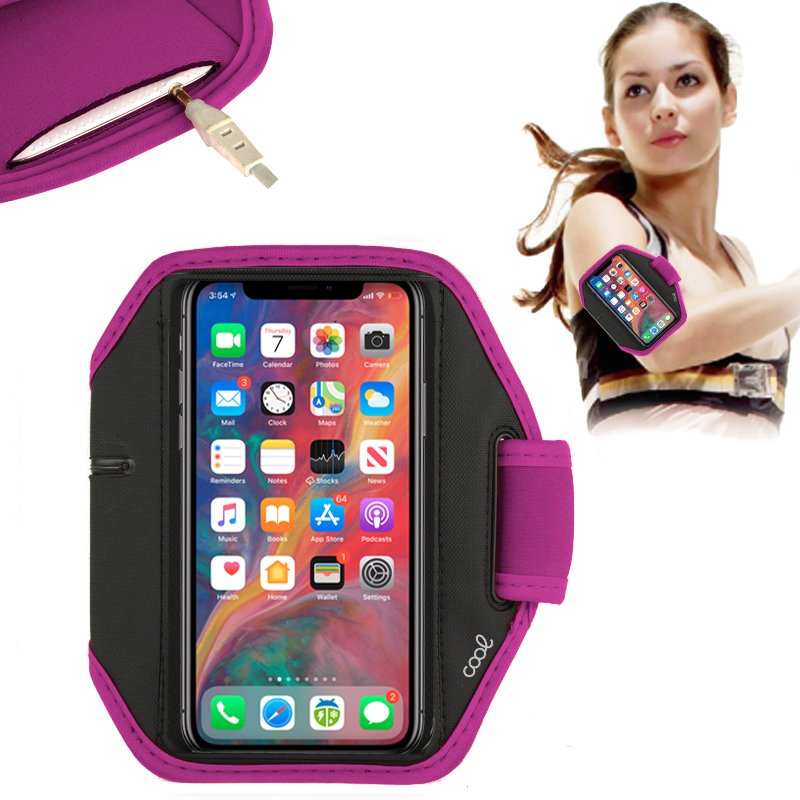 Capa de Neoprene Universal COOL Sports (6 - 6,7 pol.) Rosa