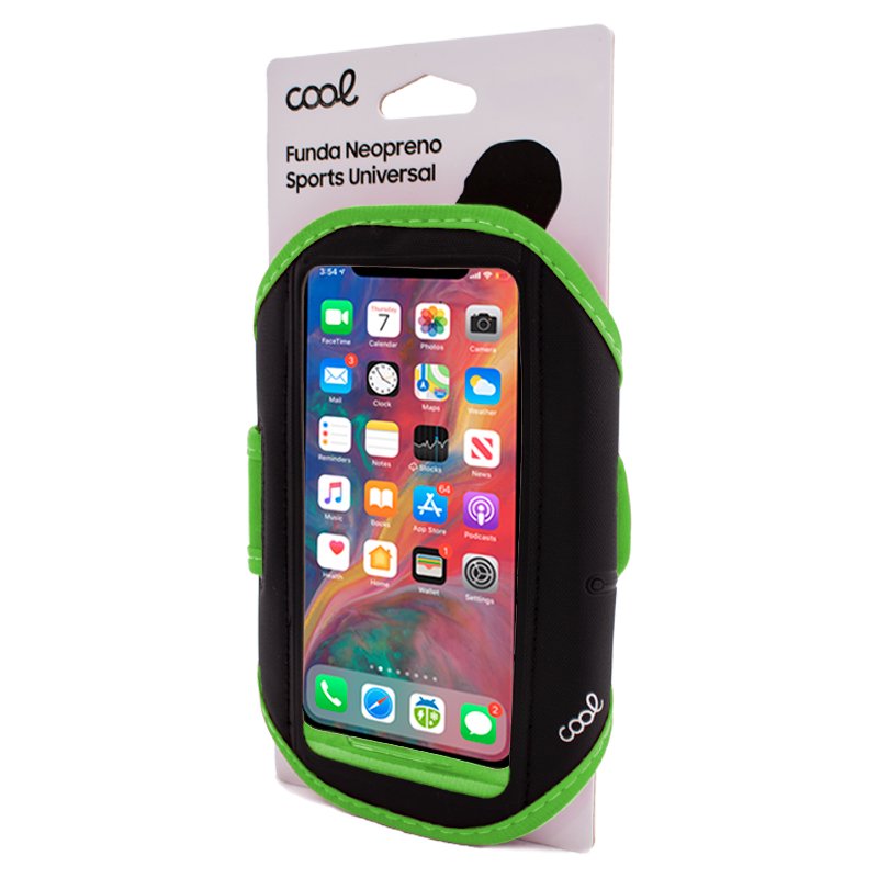 Capa de Neoprene Universal COOL Sports (6 - 6,7 pol.) Verde