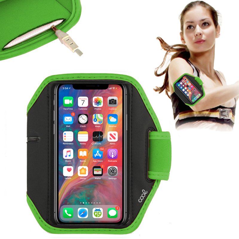 Capa de Neoprene Universal COOL Sports (6 - 6,7 pol.) Verde