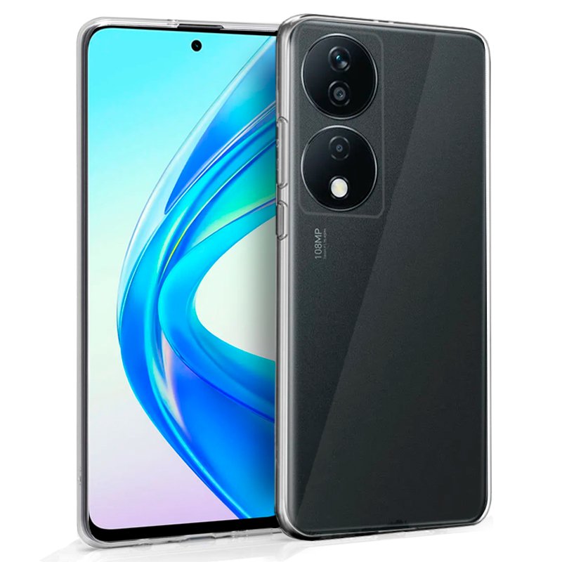 Capa de silicone COOL para Honor X7B / 90 Smart 5G (transparente)