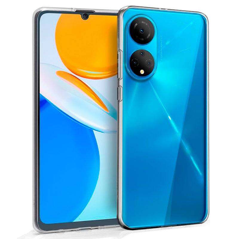 Capa de silicone COOL para Huawei Honor X7 (transparente)