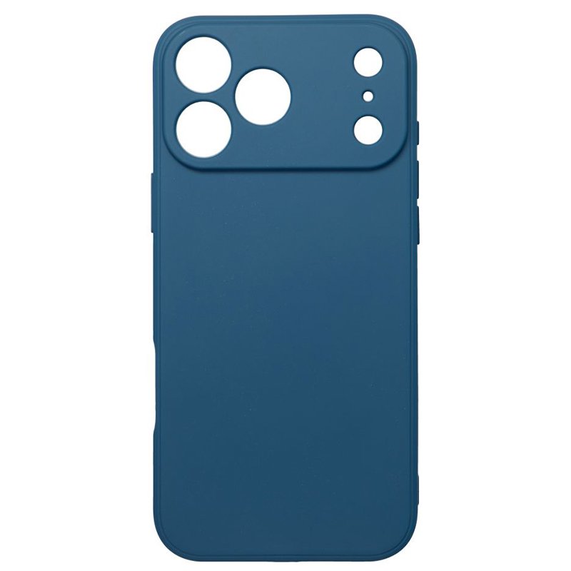 Capa de silicone COOL para iPhone 17 Pro Max (Azul)