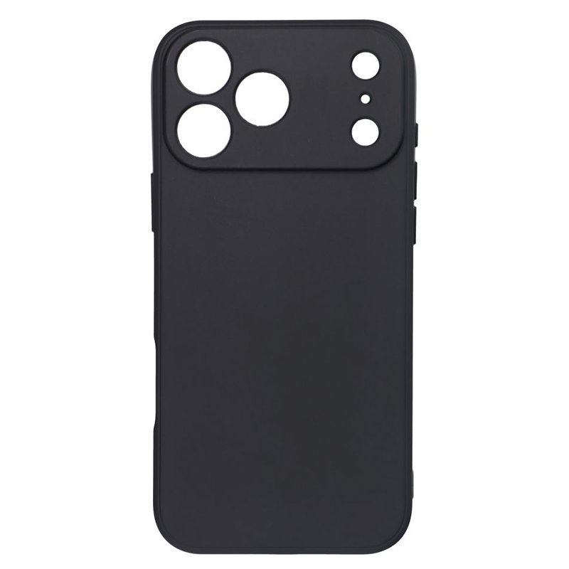 Capa de silicone COOL para iPhone 17 Pro Max (Preto)