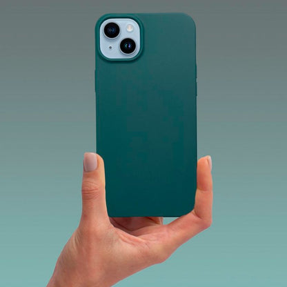 Capa de silicone COOL para iPhone 17 Pro Max (Verde)