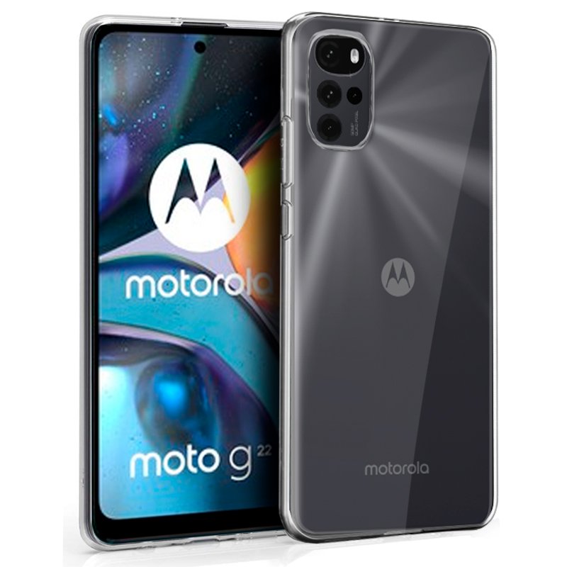 Capa de silicone COOL para Motorola Moto G22 (transparente)