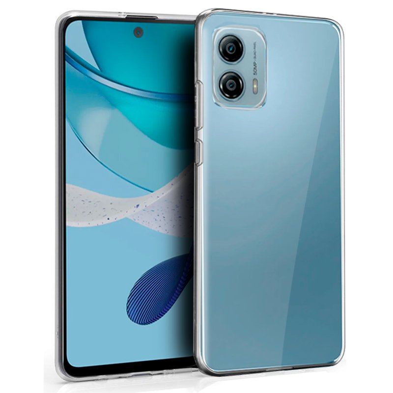 Capa de silicone COOL para Motorola Moto G53 5G (transparente)