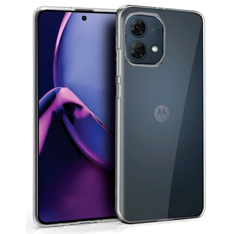 Capa de silicone COOL para Motorola Moto G84 5G (transparente)