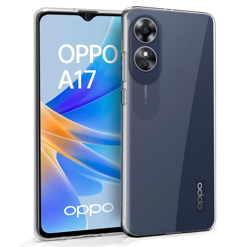 Capa de silicone COOL para Oppo A17 (transparente)