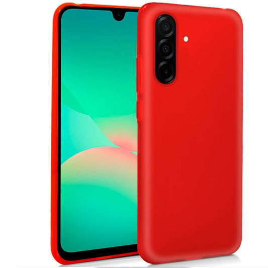Capa de silicone COOL para Samsung A266 Galaxy A26 5G / A17 / A17 5G (Vermelha)