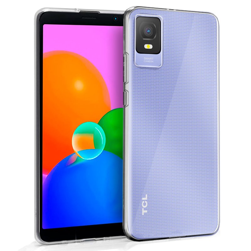 Capa de silicone COOL para TCL 403 (transparente)