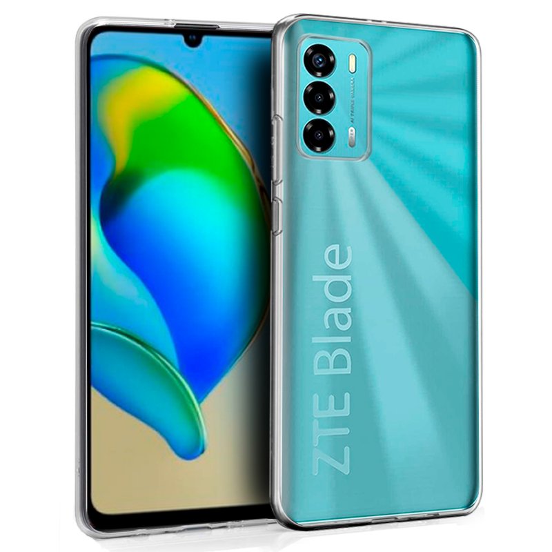 Capa de silicone COOL para ZTE Blade V40 Vita / Blade A72 (transparente)